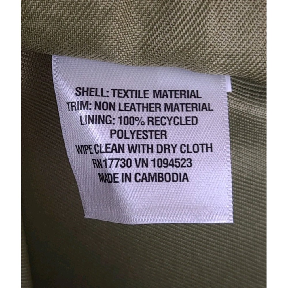 Universal Thread Olive Green Square‎ Backpack Tot… - image 12